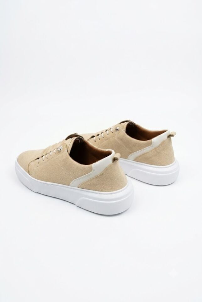 Bej Erkek Ayakkabı | Günlük Rahat Sneaker