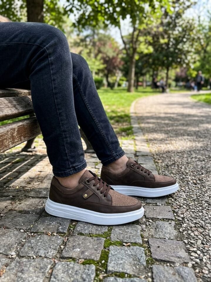 Kahverengi Erkek Ayakkabı | Ortopedik Günlük Casual Model